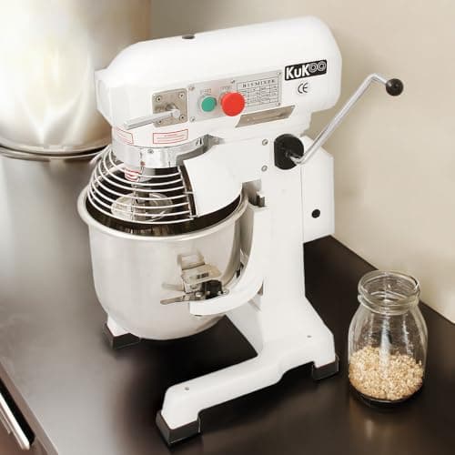 Image of KuKoo Planetary Stand Mixer 15 L Baking Equipment, 3 Speed, Cast Iron, Stainless Steel Bowl, Attachments and Accessories, Cookies Dough Bread Cakes