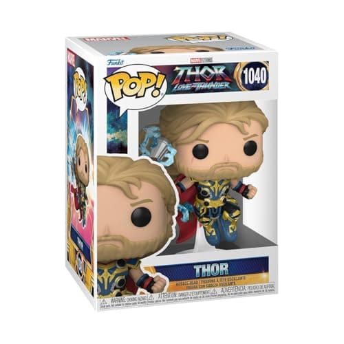 Image of Funko POP! Marvel: Thor Love and Thunder - Thor - Collectable Vinyl Figure - Gift Idea - Official Merchandise - Toys For Kids & Adults - Model Figure for Collectors and Display