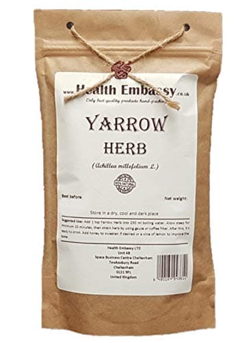 Image of Health Embassy Yarrow Herb Tea | Achillea Millefolium L | 100g