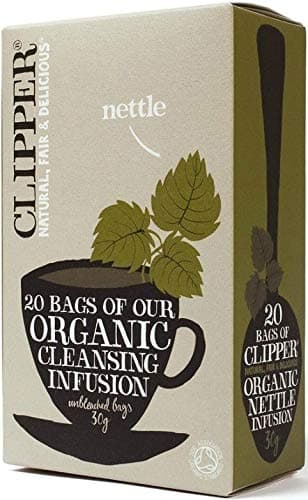 Image of Clipper Organic Nettle Herbal Infusion 20 Teabags (Pack of 6, Total 120 Teabags)