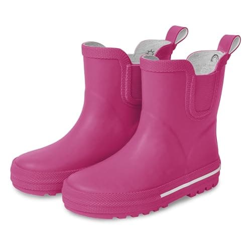 Image of Lakeland Active Children's Paddlebeck Short Wellington Boots - Pink - 8 UK (Junior)