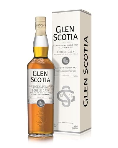 Image of Glen Scotia Double Cask Bordeaux Red Wine Finish Single Malt Whisky, 70cl (46% ABV) | Campbeltown Scotch Whisky Matured in First-Fill Bourbon & Finished in Bordeaux Casks | Rich, Fruity & Elegant