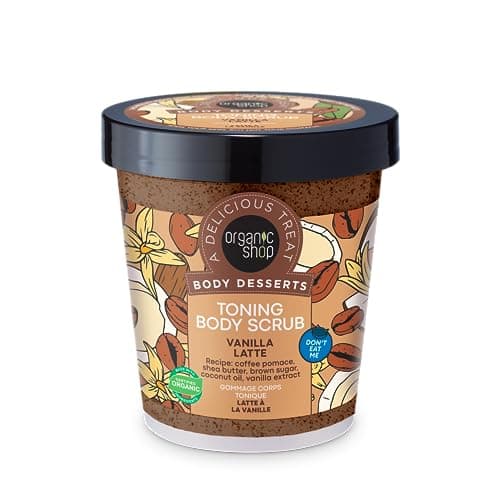 Image of Organic Shop Body Desserts Toning Body Scrub Vanilla Latte, 450 ml