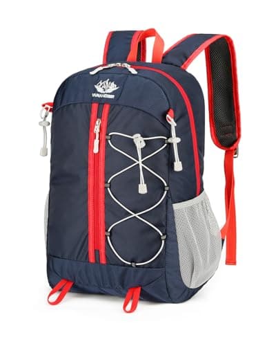 Image of szyanlai Hiking Backpack for Men Women, 30L Ultra Lightweight Foldable Waterproof Rucksack,Back Pack Rucksack for Men Women Kids Camping Travel (Blue)