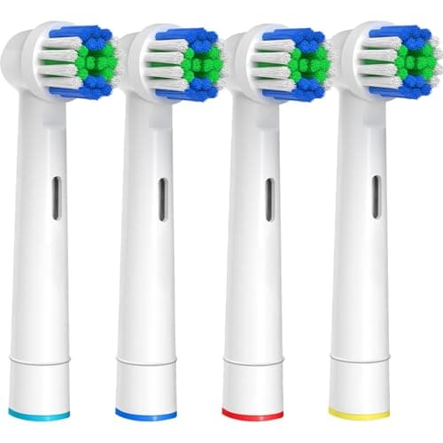 Image of 4Pcs Compatible with Oral-B Precision Clean Toothbrush Heads Replacement Refills for Rechargeable Electric Toothbrush,Precision Clean and Plaque Removal Professional Electric Brush Heads