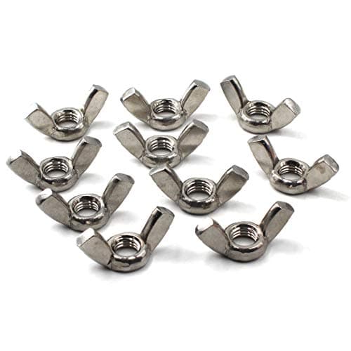 Image of Flomore M12 Wing Nut (Pack of 10), Stainless Steel, Quantity: 10, Size: M12