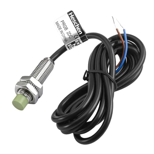 Image of Heschen Inductive Proximity Sensor Switch, PR08-2DC, Cylindrical Type, DC12-24V, 2-Wire, NC(Normally Closed), CE