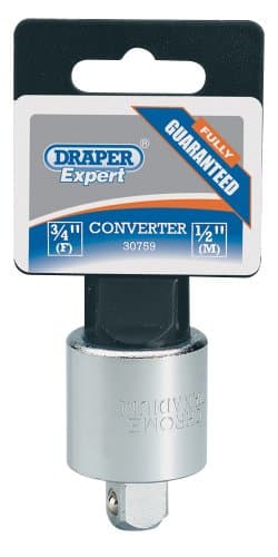 Image of Draper Expert 30759 3/4Fx1/2M Socket Converter