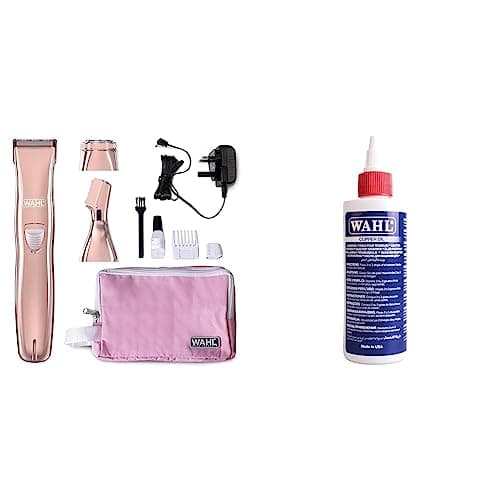 Image of Wahl 3-in-1 Ladies Face and Body Hair Remover, Womens Hair Removal Trimmer & Clipper Oil, Blade Oil for Hair Clippers, Beard Trimmers and Shavers, Lubricating Oils for Clippers