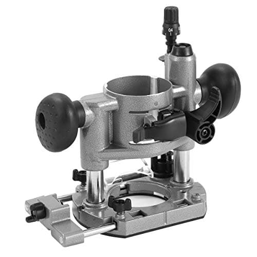 Image of KATSU Trimmer Plunge Base, Fully Adjustable, for Electirc or Cordless Wood Hand Routers with Dust Nozzel SP10174805…