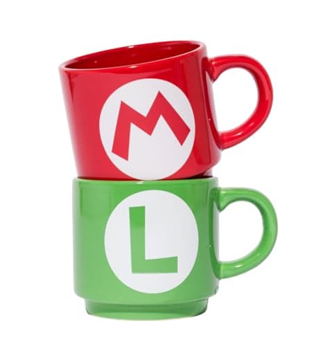Image of Nintendo Super Mario Brothers Initial Mugs Set