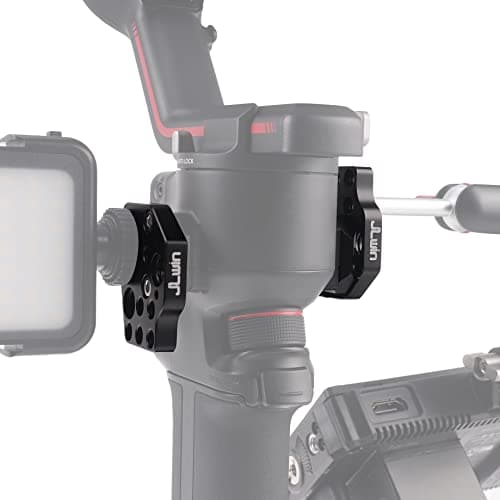 Image of Fotga Quick Release Plate for DJI Ronin S Series S SC RS2 RS3 RSC2 Gimbal Stabilizer,with 1/4"-20 3/8"-16 Holes Cold Shoe for Camera Field Monitor Microphone LED Light,Arri Location Hole (2pcs)