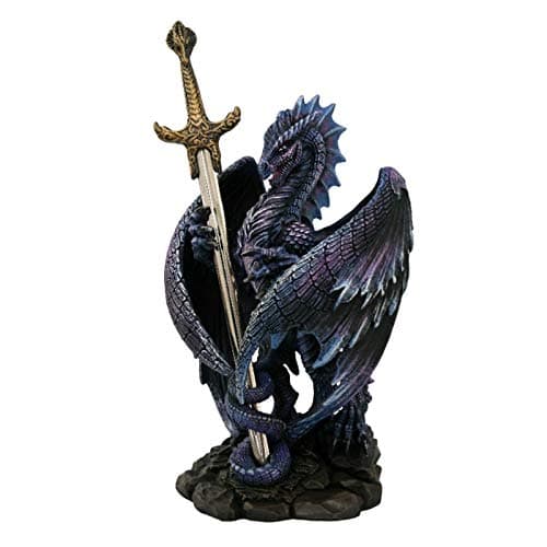 Image of Pacific Giftware Dragonblade Series Nether Blade Dragon Letter Opener 8 Inch Tall