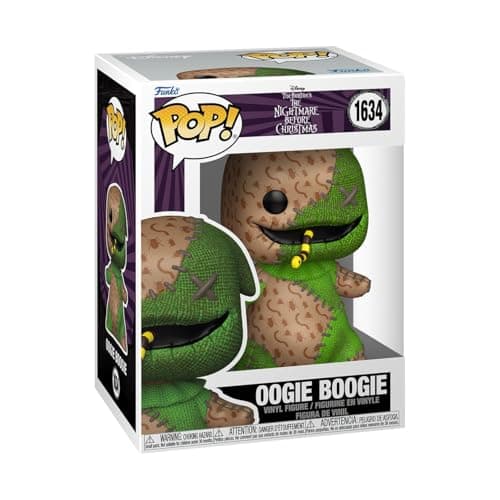 Image of Funko Pop! Disney: Patchwork - Oogie Boogie - The Nightmare Before Christmas - Collectable Vinyl Figure - Gift Idea - Official Merchandise - Toys for Kids & Adults - Cartoon Fans