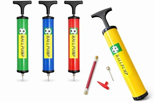 Image of Ball pump Football Pump Portable Air Pump Assorted Colour For Football Basketball Volleyball Rugby Soccer Balls Durable Plastic Hand Pump Reliable Inflation Valve Adaptor Needle Sports Balls(1pc)