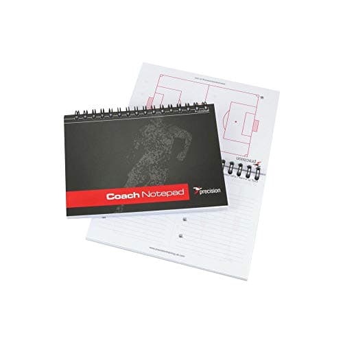 Image of Precision A6 Football Pro-coach Notepad (Pack 6), black, K-REY-TRA604