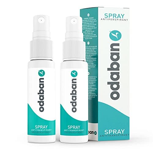 Image of odaban Antiperspirant Deodorant Spray, Clinical Strength Aluminium Chloride Strong Antiperspirant Hyperhidrosis Treatment Sleep Spray for Excessive Sweating, 2-Pack 30 ml