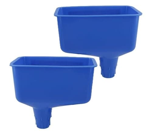 Image of Unibos | 2 Pack Of 0.85L Oil Funnel | 40mm Spout Max | Fuel Funnels | Multifunction Large Funnel (2)