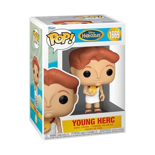 Image of Funko Pop! Disney: Hercules – Young Hercules - Collectable Vinyl Figure - Gift Idea - Official Merchandise - Toys for Kids & Adults - Cartoon Fans - Model Figure for Collectors and Display