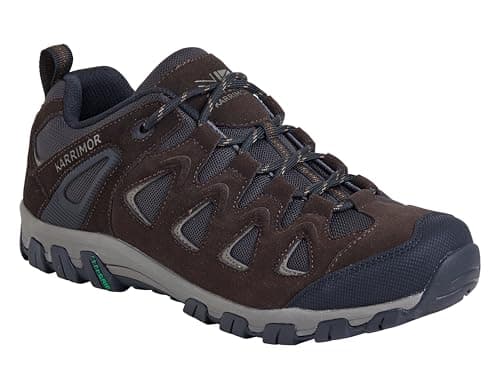 Image of Karrimor Men's Supa 5 Low Rise Hiking Boots, Dark Brown, 9 UK