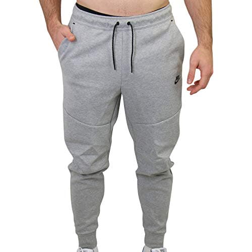 Image of Nike CU4495 M NSW TCH FLC JGGR Pants Mens dk Grey Heather/(Black) L