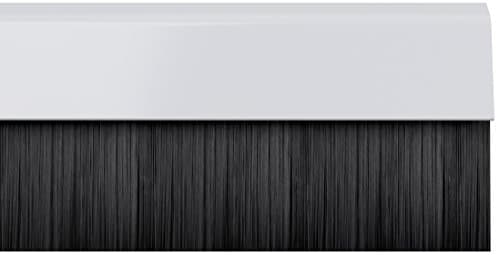 Image of STORMGUARD, White 02SR0200838W Bottom of The Door Brush Seal Draught Excluder, 838mm