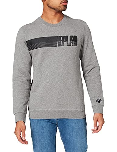 Image of REPLAY Men's sweatshirt. - Grey - XXL