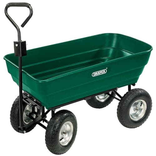Image of Draper 52628 Heavy Duty Tipping Cart , Blue