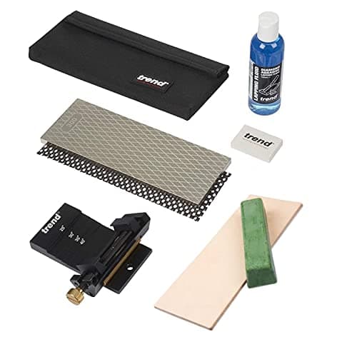 Image of Trend Professional Diamond Whetstone Honing and Polishing Kit for Sharpening Router Bits, Chisels, Knives and Planer Blades, DWS/KIT/B
