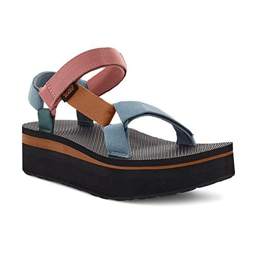 Image of Teva Flatform Universal Sandal Womens, Light Multi, 3 UK