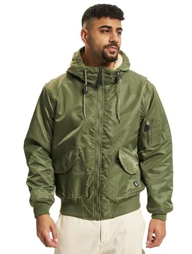 Image of Brandit CWU Jacket Hooded, color: olive, size: L