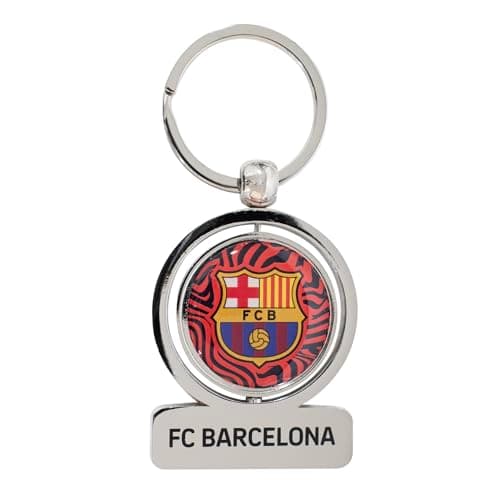 Image of Hy-Pro Officially Licensed FC Bareclona Spinner Key Ring - Barcelona Merchandise, Barca, Great Football Gift Idea