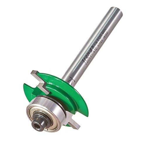 Image of Trend CraftPro Guided Centre Leg Pile Router Cutter, 1/4 Inch Shank, 31.9mm Cut Diameter & 2.5mm Cut Length, Tungsten Carbide Tipped, C225X1/4TC