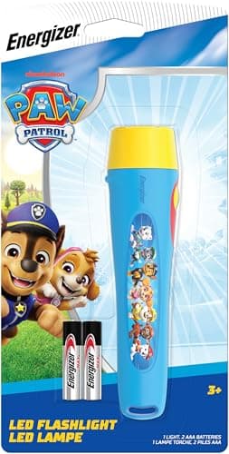 Image of Energizer PAW Patrol Kids LED Torch, 15 Lumen Child‑Safe Flashlight, Shatterproof & Impact Resistant, Easy Push Button, Batteries Included