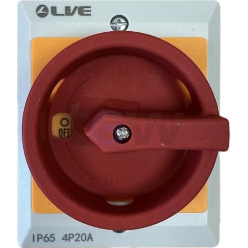 Image of 20A Rotary Isolator 4 Pole AC IP65 - RI420
