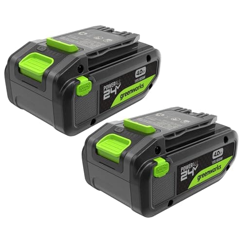 Image of Greenworks TwinPack 24V 4Ah High Power USB-C Battery suitable for all 200+ Greenworks 24V devices, 2-year warranty - K2D8NNA