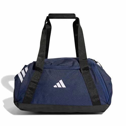 Image of adidas Unisex TIRO Duffle Bag Small, Team Navy Blue 2/White, One Size