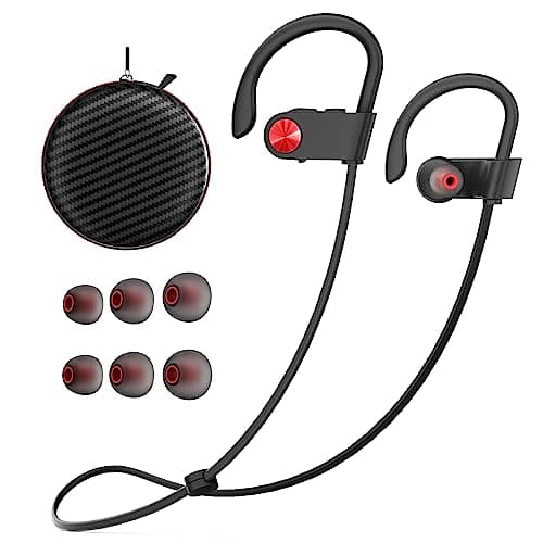Image of Bluetooth Headphones, Running Headphones Wireless Earbuds with Bluetooth 5.3 Chip IPX7 Waterproof Sport Earphones In-Ear 15 Hours Battery Sound Isolation Headsets for Gym/Outdoor/Sports/Workout/Yoga