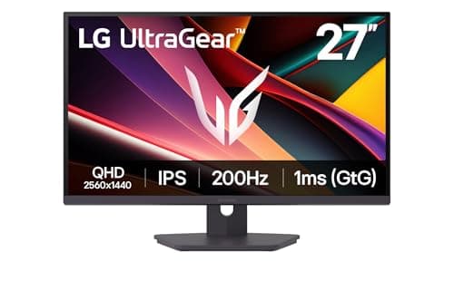 Image of LG 27G610A-B Ultragear Gaming Monitor, 27", IPS, QHD (2560 x 1440), 200Hz, 1ms, HDR10, FreeSync Premium, Height Adjustable, Purple/Matte Grey