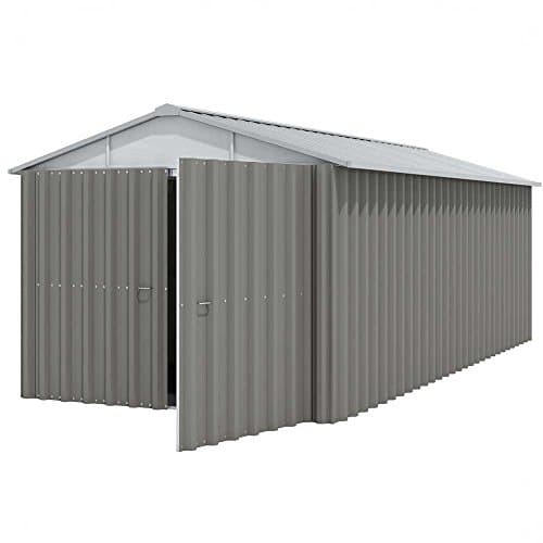 Image of Yardmaster 9' 1" x 16' 4" Metal Garage