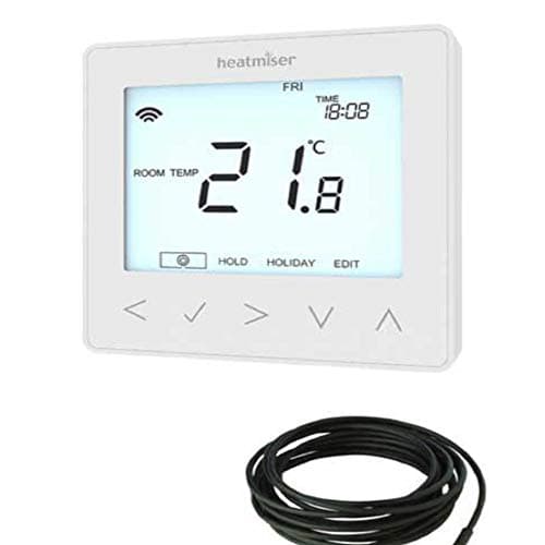 Image of Kudos-Trading - Heatmiser Neo-E Smart Stat Electric Underfloor Heating Thermostat Works with NeoHub Gen 2 Giving Interface with Apple, Alexa & Google Giving Smart Controls.