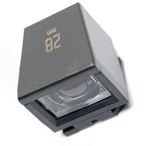 Image of 28mm Camera Viewfinder for Ricoh GR Leica X Cameras, External Optical Side Axis View Finder Extender