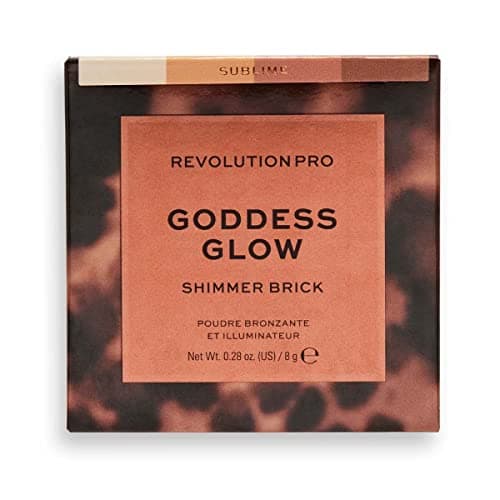 Image of Revolution Pro Goddess Glow Shimmer Brick Highlighter, AfterGlow
