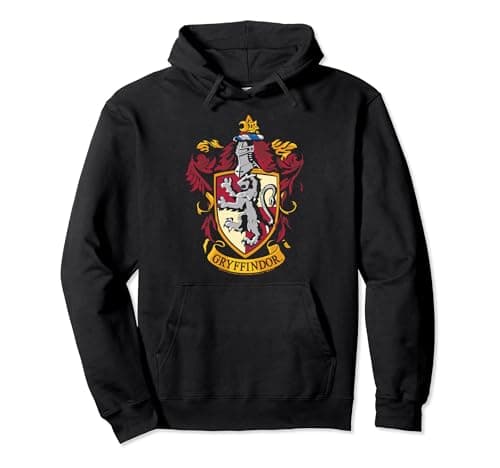 Image of Harry Potter Gryffindor House Crest Pullover Hoodie
