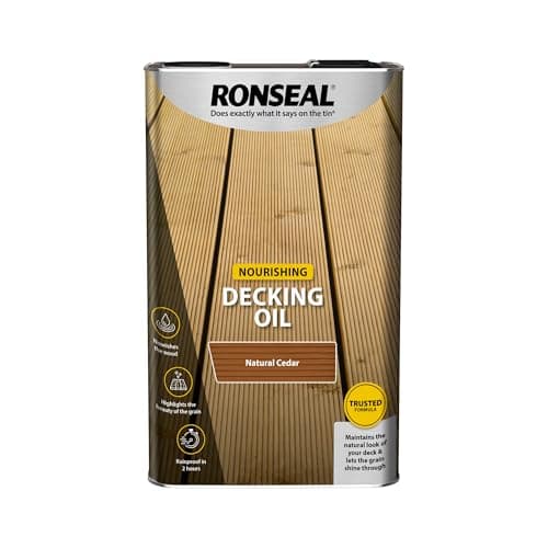 Image of Ronseal Decking Oil Natural Cedar 5L