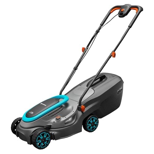 Image of Gardena Battery Lawnmower PowerMax 32/18V P4A without battery: 32 cm cutting width, 30 l catcher capacity, central cutting height adjustment, brushless PowerPlus motor with Eco mode (14632-55)