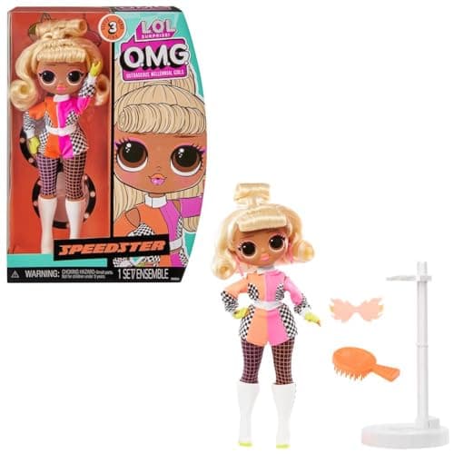 Image of L.O.L. Surprise! OMG Fashion Doll - SPEEDSTER - Includes Fashion Doll, Multiple Surprises, and Fabulous Accessories - Great Gift for Kids Ages 4+