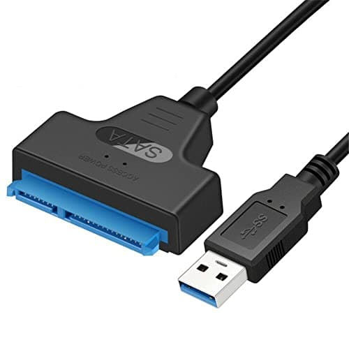 Image of NTQinParts USB 3.0 to 2.5" SATA III Hard Drive Adapter Cable/UASP Converter for Samsung 870 EVO SATA III SSD 2.5” Internal Solid State Drive 250GB 500GB 1TB 2TB 4TB