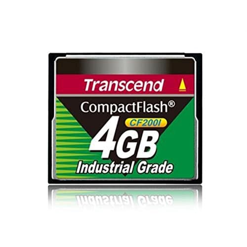 Image of Transcend Industrial Grade CF200I Compact Flash Memory Card 4 GB