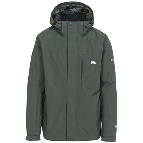 Image of Trespass Mens Edwards II Waterproof Jacket (S) (Olive)